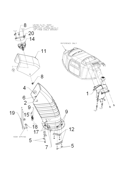 KÄRCHER Professional Ersatzteile Schneefraesen STH 13.84 W  Auswerfer 1.335-204.0