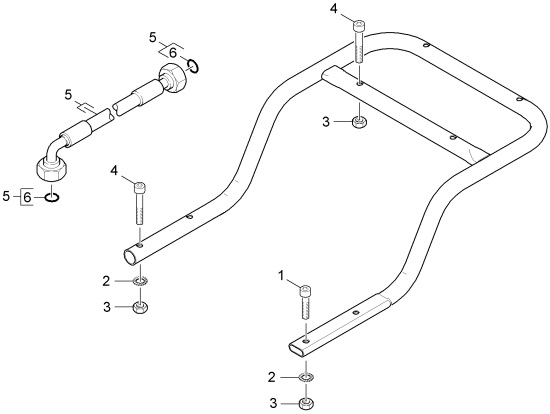 KÄRCHER Professional Ersatzteile Hochdruckreiniger Kaltwasser ABS Montage Schlauchtrommel 2.641-507.0 Halter