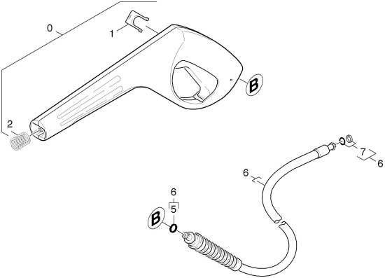 KÄRCHER Ersatzteile Hochdruckreiniger K 5.85M PLUS 1.396-703.0-B Handspritzpistole