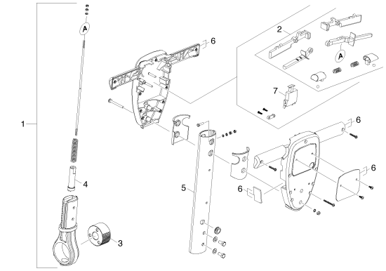 KÄRCHER Professional Ersatzteile Bodenreiniger BDP 43/1500 C Bp Pack 1.291-209.0 Handgriff