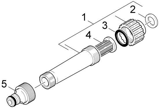 KÄRCHER Ersatzteile Hochdruckreiniger K 4.650 KTM Special Edition *EU 1.180-631.0-B Wasserfilter