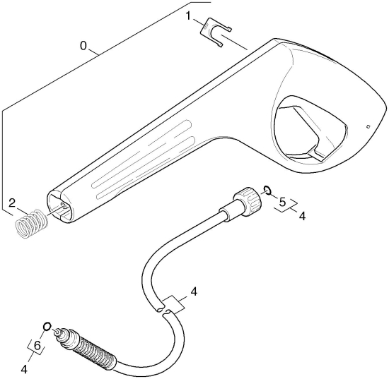 KÄRCHER Ersatzteile Hochdruckreiniger K 5.55M PL RWB T 250 *EU 1.274-350.0-B Handspritzpistole