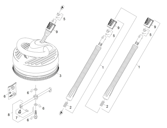 KÄRCHER Ersatzteile Hochdruckreiniger K 3.91MD PLUS T250 *EU 1.636-930.0-B Flaechenreiniger