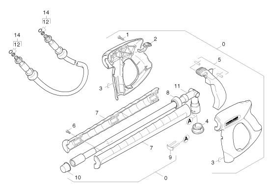 KÄRCHER Professional Ersatzteile Hochdruckreiniger Kaltwasser HD 690 SX       EU 1.151-202.0 Handspritzpistole