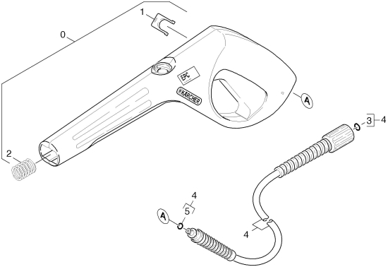 KÄRCHER Ersatzteile Hochdruckreiniger K 4.84 MD PLUS *EU 1.950-205.0-B Handspritzpistole