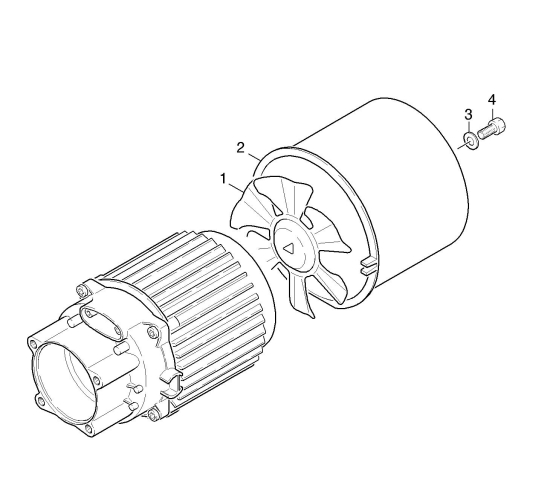 KÄRCHER Ersatzteile Hochdruckreiniger K 2.58 M TV 1.601-352.0-A Motor
