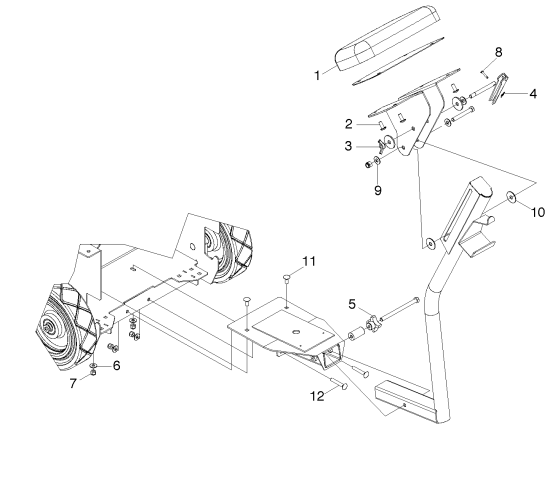 KÄRCHER Professional Ersatzteile Bodenreiniger BR 60/95 RS Bp Pack 1.006-093.0 Sitz