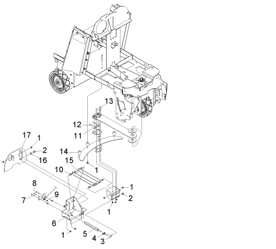 KÄRCHER Professional Ersatzteile Bodenreiniger BR 60/95 RS Bp Pack 1.006-093.0 Saugbalken Schwenken