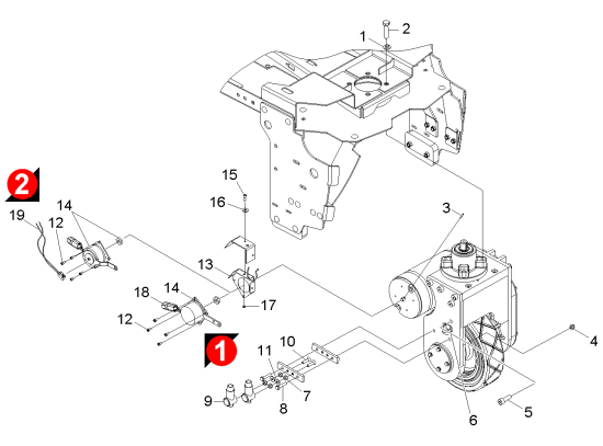 KÄRCHER Professional Ersatzteile Bodenreiniger BR 60/95 RS Bp Pack 1.006-093.0 Bremse Vorderrad