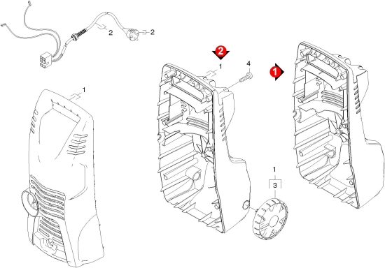 KÄRCHER Ersatzteile Hochdruckreiniger K 2.18 M *EU 1.601-134.0-A Gehaeuse