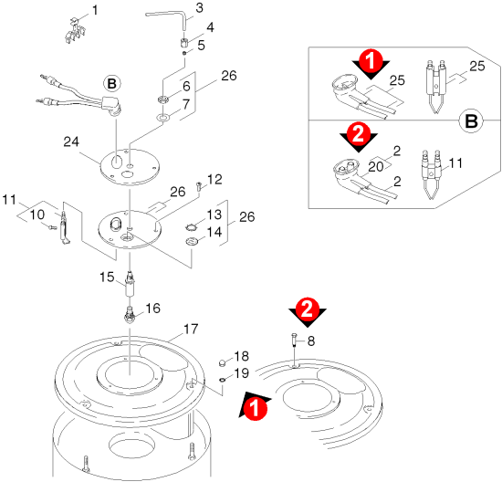 KÄRCHER Professional Ersatzteile Hochdruckreiniger Heisswasser HDS 1295      EU-I 1.028-301.0 Brennerdeckel