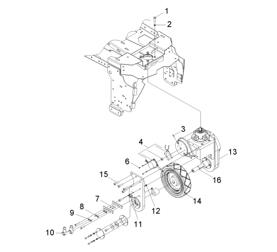 KÄRCHER Professional Ersatzteile Sauger CV 85/2 RS 1.011-024.0 Antrieb Vorderrad
