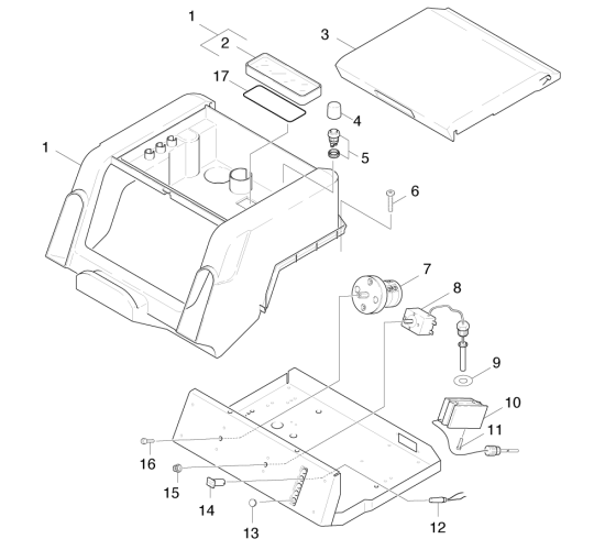 KÄRCHER Professional Ersatzteile Hochdruckreiniger Heisswasser HDS 995         EU 1.027-111.0 Oberteil