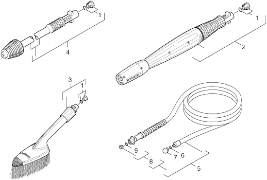 KÄRCHER Ersatzteile Hochdruckreiniger K 6.85MD PLUS RR T200*EU 1.397-606.0-B Strahlrohr