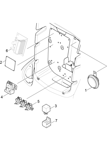 KÄRCHER Professional Ersatzteile Kehrmaschinen KM 90/60 R P  Elektronik Benzin 9.398-162.0