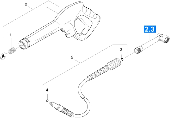 KÄRCHER Ersatzteile Hochdruckreiniger K 7.80M PL-WB *EU 1.398-201.0-B Handspritzpistole