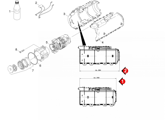 KÄRCHER Ersatzteile Hochdruckreiniger K 2.010 T100 *EU 1.671-103.0-A Motor