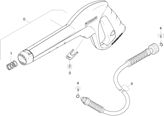 KÄRCHER Ersatzteile Hochdruckreiniger K 2.54M *EU 1.671-370.0-B Handspritzpistole