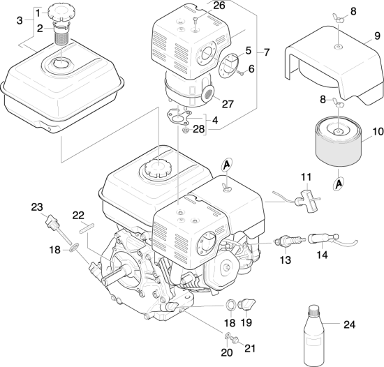 KÄRCHER Professional Ersatzteile Hochdruckreiniger Kaltwasser HD 3.6/40 CH 1.107-079.0 Motor