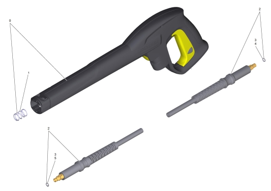 KÄRCHER Ersatzteile Hochdruckreiniger K 7.91 MD T300 RS *EU 1.398-803.0-B Handspritzpistole