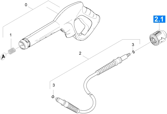 KÄRCHER Ersatzteile Hochdruckreiniger K 7.20MX-WB-PLUS*EU 1.034-850.0-B Handspritzpistole