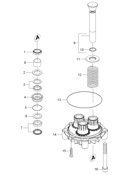 KÄRCHER Professional Ersatzteile Hochdruckreiniger Kaltwasser HD 10/15-4 CAGE FOOD 1.524-230.0 Kolben