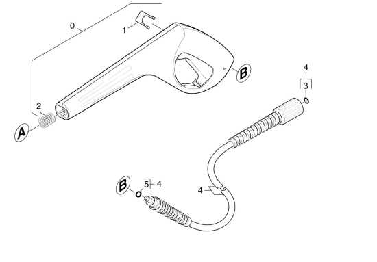 KÄRCHER Ersatzteile Hochdruckreiniger K 6.70MS-PL-WB *EUR 1.138-201.0-B Handspritzpistole