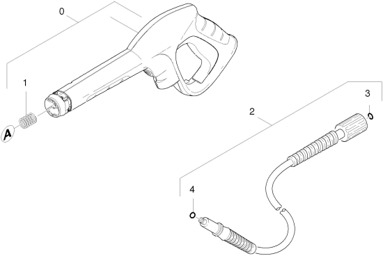 KÄRCHER Ersatzteile Hochdruckreiniger K 4.900M PLUS T300 *EU 1.636-540.0-B Handspritzpistole