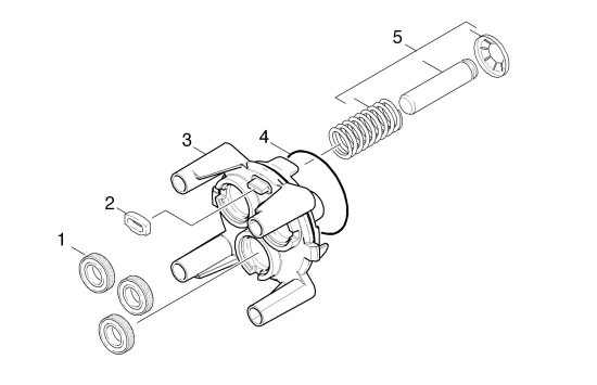 KÄRCHER Ersatzteile Hochdruckreiniger K 4.44 WaterCooled T250*EU 1.636-871.0-A Geradschubfuehrung