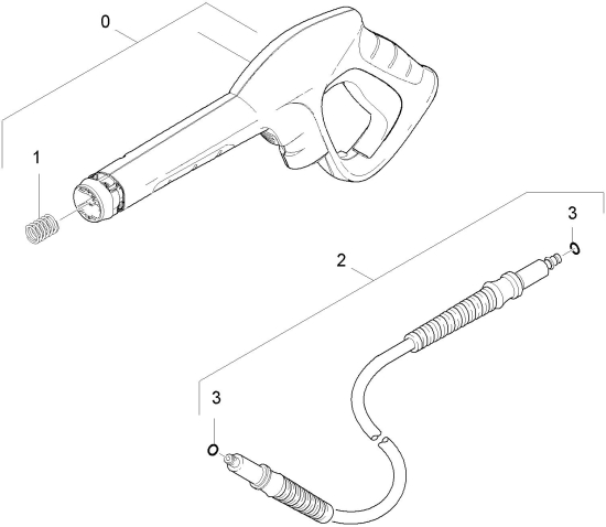 KÄRCHER Ersatzteile Hochdruckreiniger K 4.44 WaterCooled *EU 1.636-870.0-B Handspritzpistole