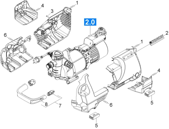 KÄRCHER Ersatzteile Pumpe GP 50 M4 *EU-1 1.645-300.0 Gehaeuse