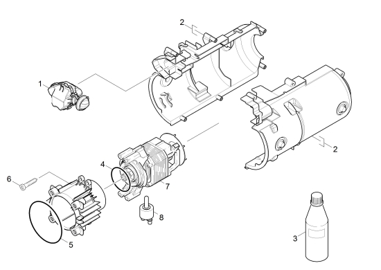 KÄRCHER Ersatzteile Hochdruckreiniger K 3.150 T250 *EU 1.601-640.0-A Motor