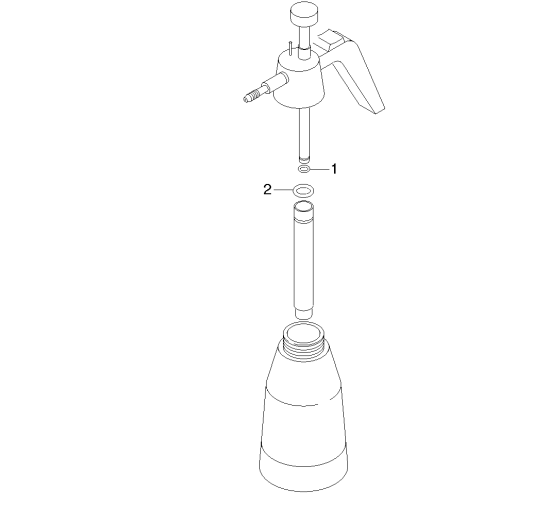 KÄRCHER Professional Ersatzteile Sauger Spruehflasche 1L 6.394-374.0 Einzelteile
