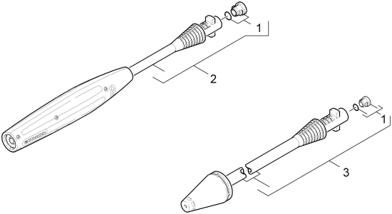 KÄRCHER Ersatzteile Hochdruckreiniger K 3.700 *EU 1.180-300.0-B Strahlrohr