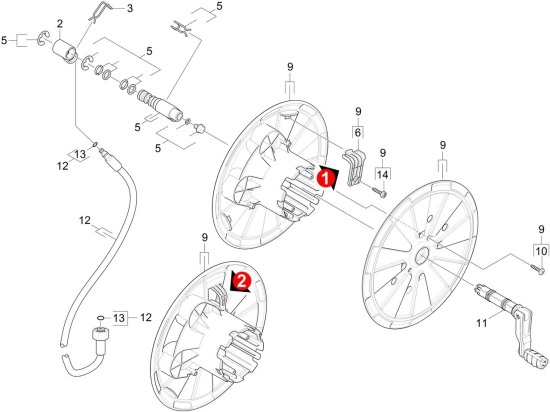 KÄRCHER Ersatzteile Hochdruckreiniger K 6.600 *EU 1.167-500.0-A Schlauchtrommel