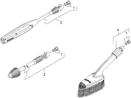 KÄRCHER Ersatzteile Hochdruckreiniger K 3.570 T250 *EU 1.180-136.0-B Strahlrohr