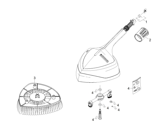 KÄRCHER Ersatzteile Hochdruckreiniger K 3.570 T250 *EU 1.180-136.0-B Power Brush