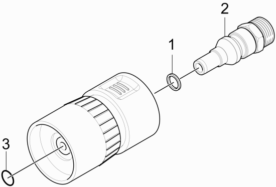 KÄRCHER Professional Ersatzteile Hochdruckreiniger Kaltwasser HD 10/21 4S PLUSEU-I 1.286-326.0 Schnellkupplung