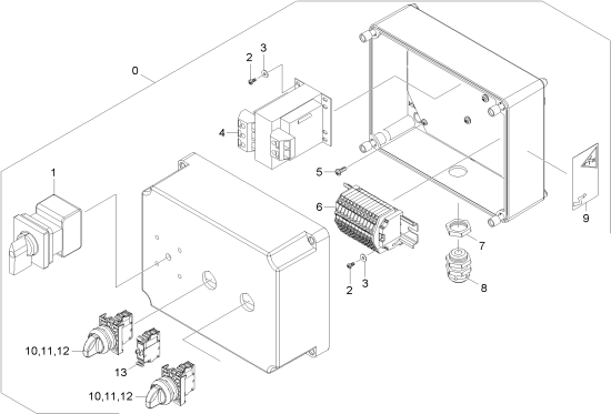 KÄRCHER Professional Ersatzteile Hochdruckreiniger Heisswasser ABS Fernbedienung HDS M-Klasse 2.642-157.0 E-Geraeteschrank