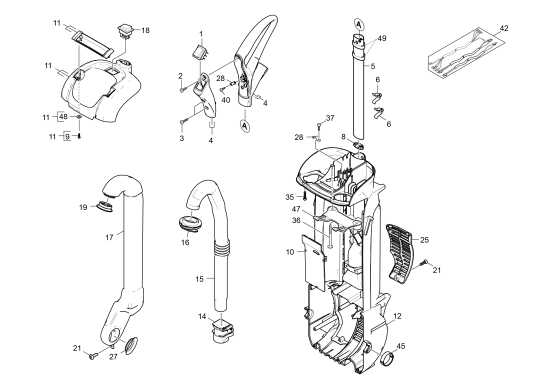 KÄRCHER Professional Ersatzteile Bodenreiniger BR 30/4 C Bp Pack EU 1.783-214.0 Gehaeuse