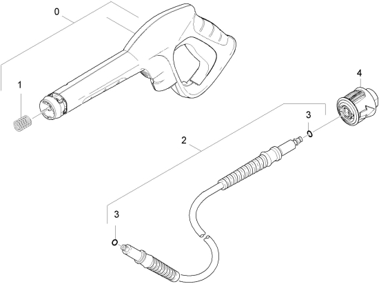 KÄRCHER Ersatzteile Hochdruckreiniger K 3.350 dir 1.602-705.0-B Handspritzpistole