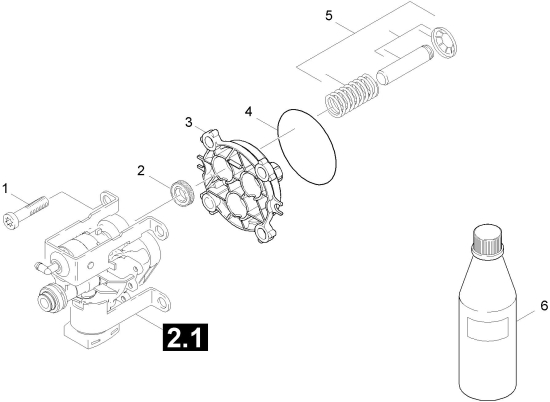 KÄRCHER Ersatzteile Hochdruckreiniger ETL K2 Modulrange Compact *EU (5.971-241.0) 1.673-100.0-AA Geradschubfuehrung