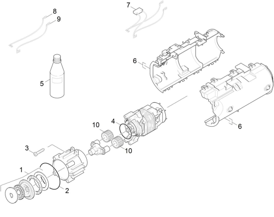 KÄRCHER Ersatzteile Hochdruckreiniger K 2.300 T50 WB *EU 1.673-210.0-A Motor