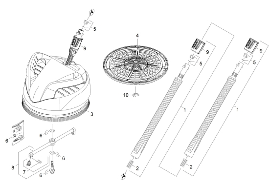 KÄRCHER Ersatzteile Hochdruckreiniger K 7.21MX-PLUS-WB*EU 1.034-805.0-B Flaechenreiniger