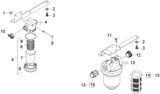 KÄRCHER Professional Ersatzteile Hochdruckreiniger Kaltwasser HD 20/15-4 CAGE PLUS CAMPAIGN 1.367-132.0 Wasserfilter