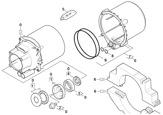 KÄRCHER Ersatzteile Hochdruckreiniger K 4.650 JUBILEE T250 *EU 1.180-610.0-A Motor