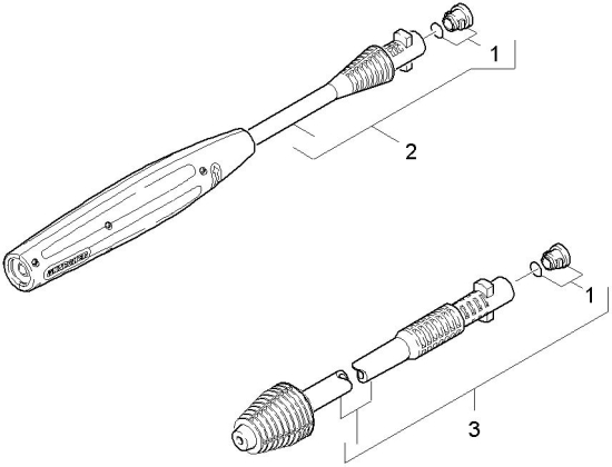 KÄRCHER Ersatzteile Hochdruckreiniger K 4.650 JUBILEE T250 *EU 1.180-610.0-B Strahlrohr