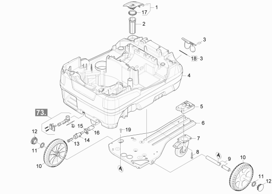 KÄRCHER Professional Ersatzteile Hochdruckreiniger Heisswasser HDS 8/18-4 C 1.174-211.0 Unterteil