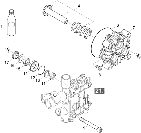 KÄRCHER Professional Ersatzteile Hochdruckreiniger Heisswasser HDS 8/17 C EU-II 1.174-314.0 Kolben