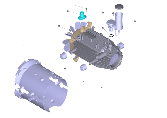 KÄRCHER Professional Ersatzteile Hochdruckreiniger Heisswasser HDS 7/16 C EU-II 1.173-213.0 Motor